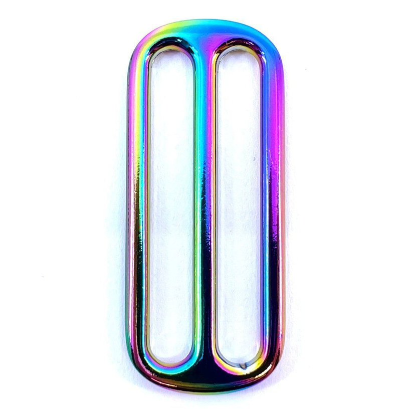Průvlečná spona duhová 30x7mm