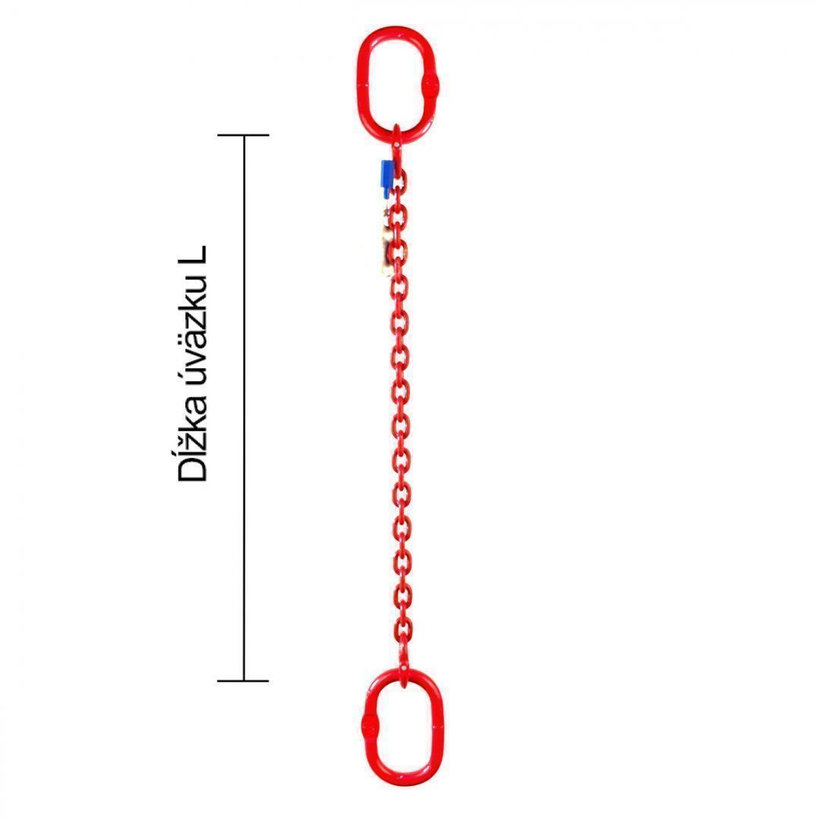 Řetězový závěs oko-oko tř 80 se zkracovačem (4,5 m, 8000 kg, 16 mm)