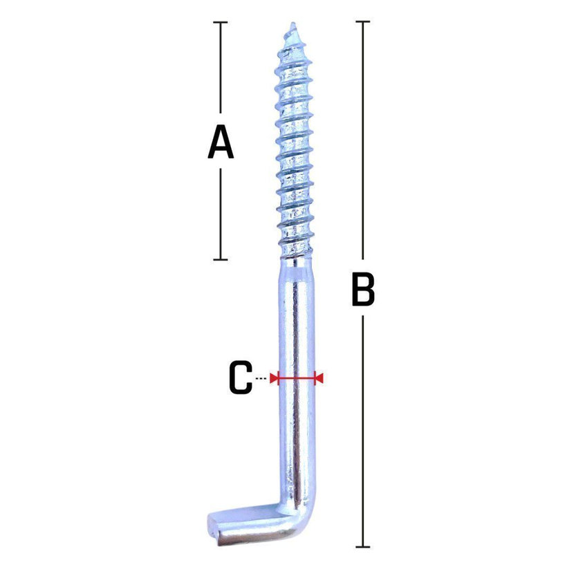 Skoba s plochou drážkou pozinkovaná 150mm