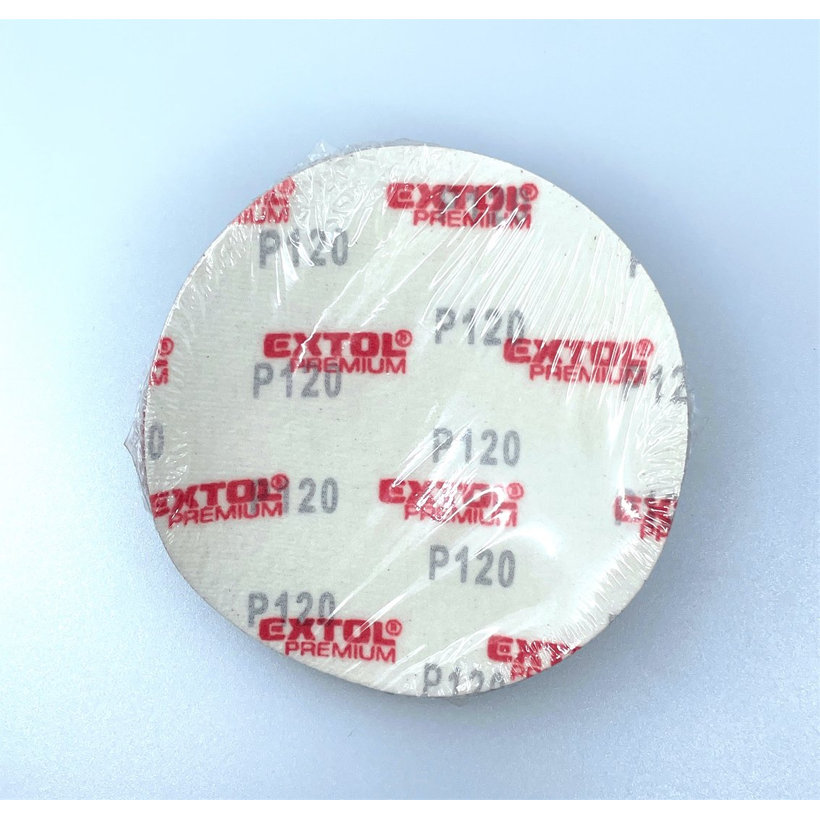 Brusný papír na suchý zip - kruh 125mm P120 10ks