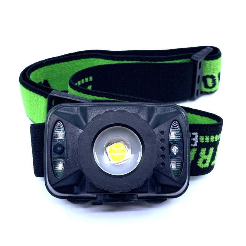 Čelová LED lampa se snímačem pohybu