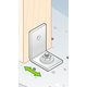 Úhelník do betonu LB2 100x75x60mm
