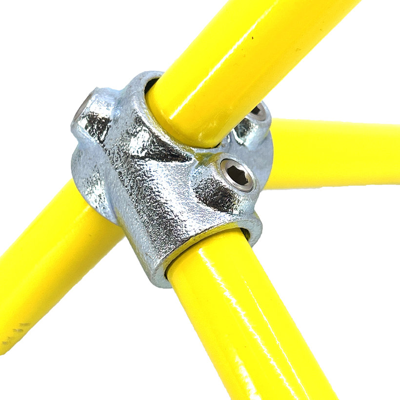 Spojovací článek čtyři větve 27 mm - pozinkovaný