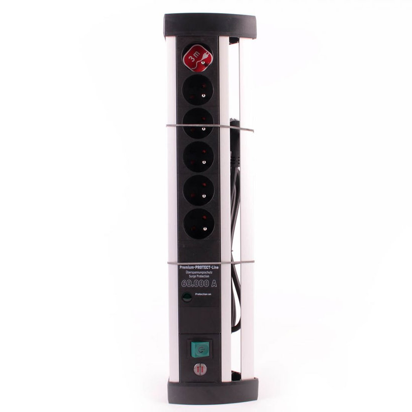 Přepěťová ochrana Office-Line 6 zásuvková černá 3m