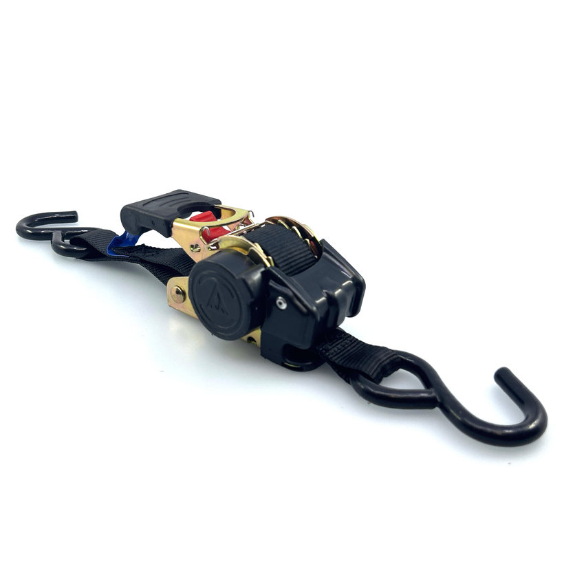 Samonavíjecí upínací pás / kurtna / s navíječem a háky 3M