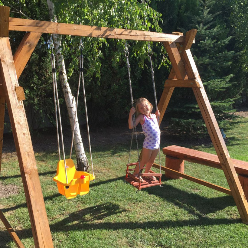 Hák houpačkový s karabinou Zn M12x280mm