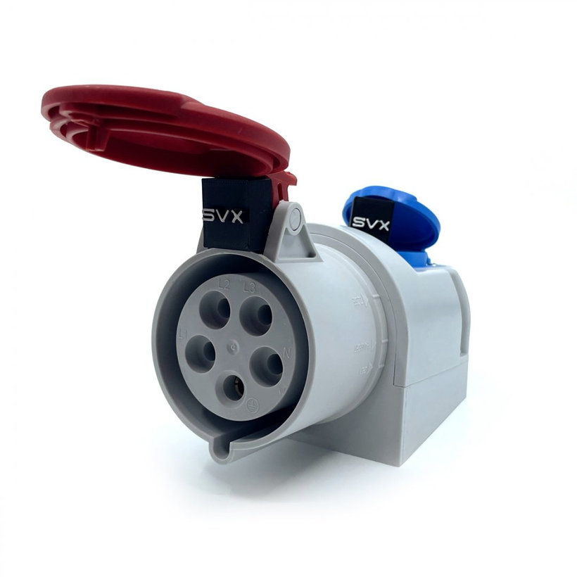 Zásuvka nástěnná IZVZ 3253 32A 5p + 230V