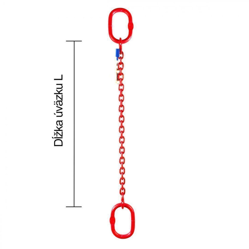 Řetězový závěs oko-oko tř 80 se zkracovačem (5 m, 8000 kg, 16 mm)