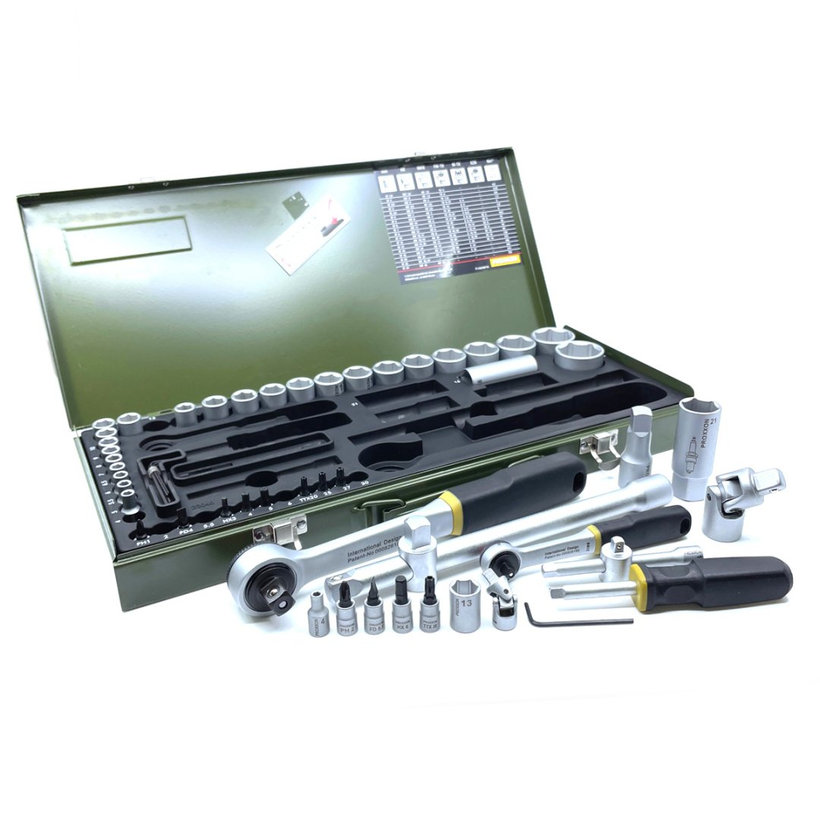 Sada nástrčných klíčů a bitů 1/4&quot; - 1/2"