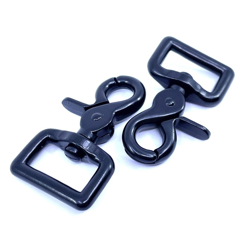 Karabina vypouštěcí černá 59x20mm