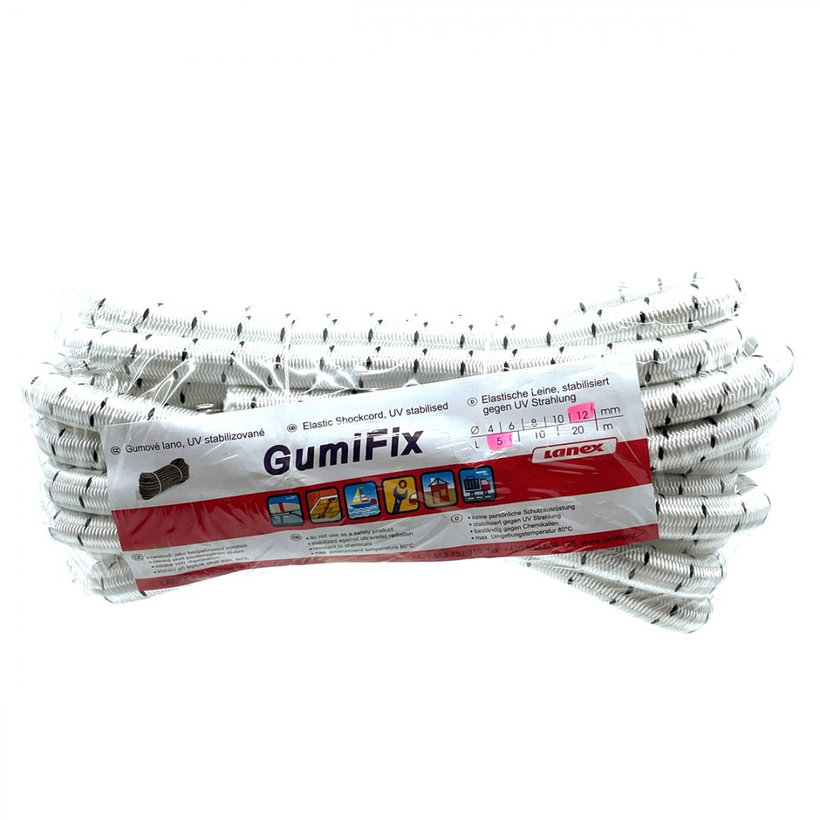 Gumolano s opletem 5m 12mm