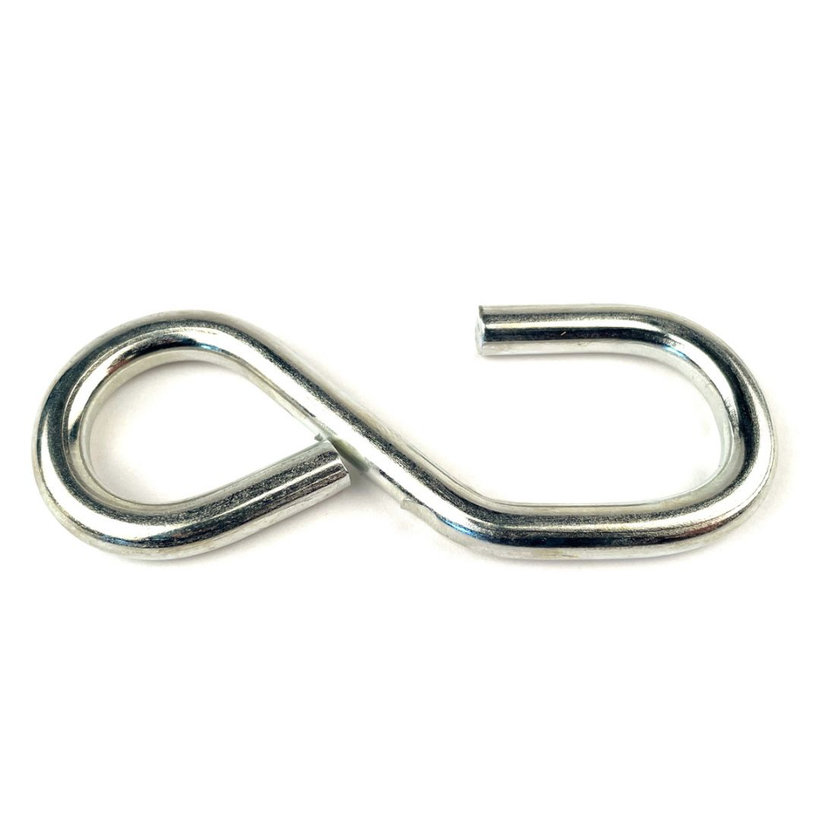 S - hák s okem pozinkovaný 8mm