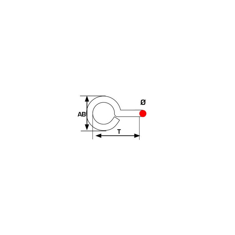Řetěz hodinářský U žlutý zinek 1,3mm