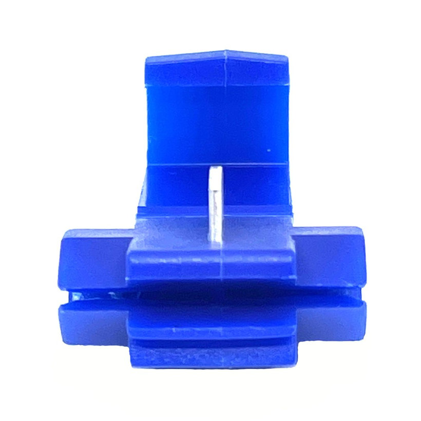 Izolované Cu lisovací rozbočovače zářezové modré 2,5mm²