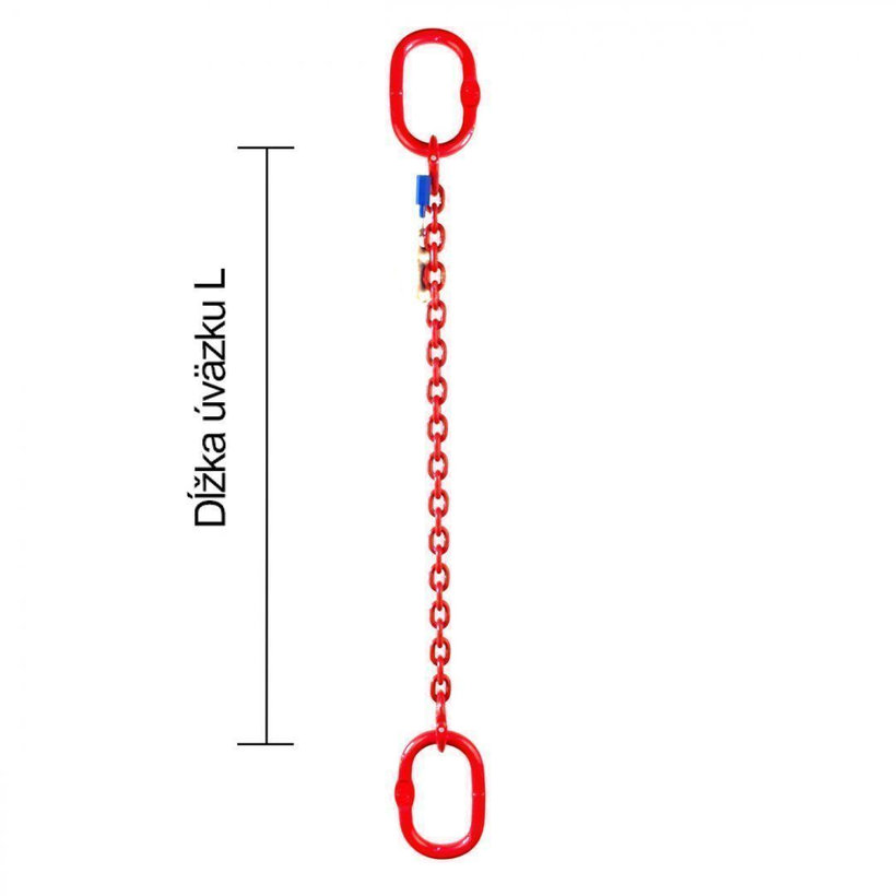 Řetězový závěs oko-oko tř 80 se zkracovačem (4 m, 8000 kg, 16 mm)
