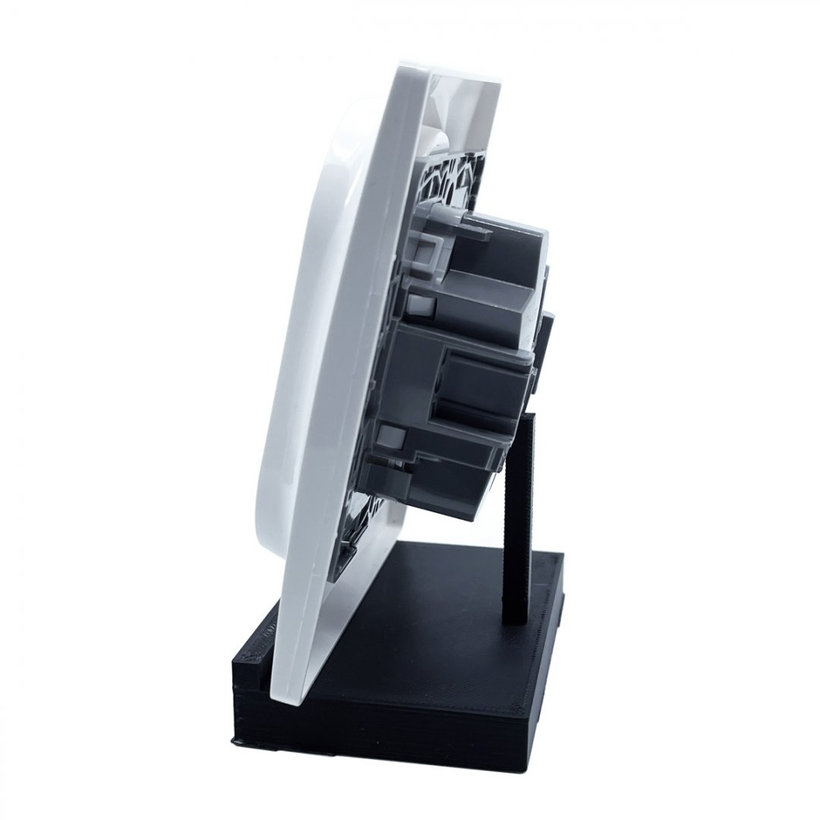 Niloé dvojzásuvka bílá