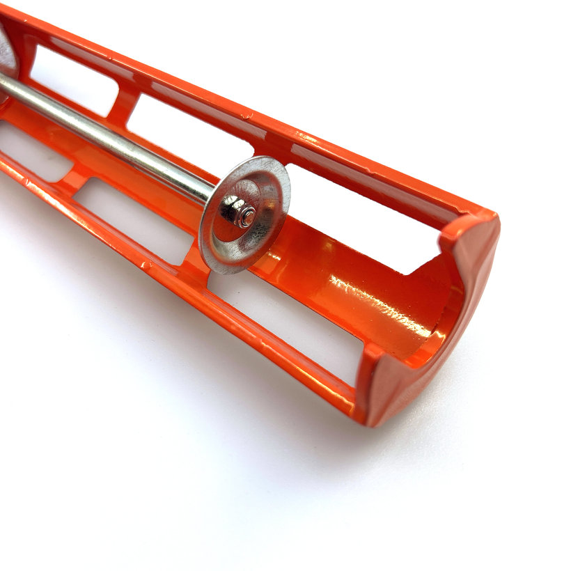 Pistole na tmel poloskeletová – kovová, 310 ml, B