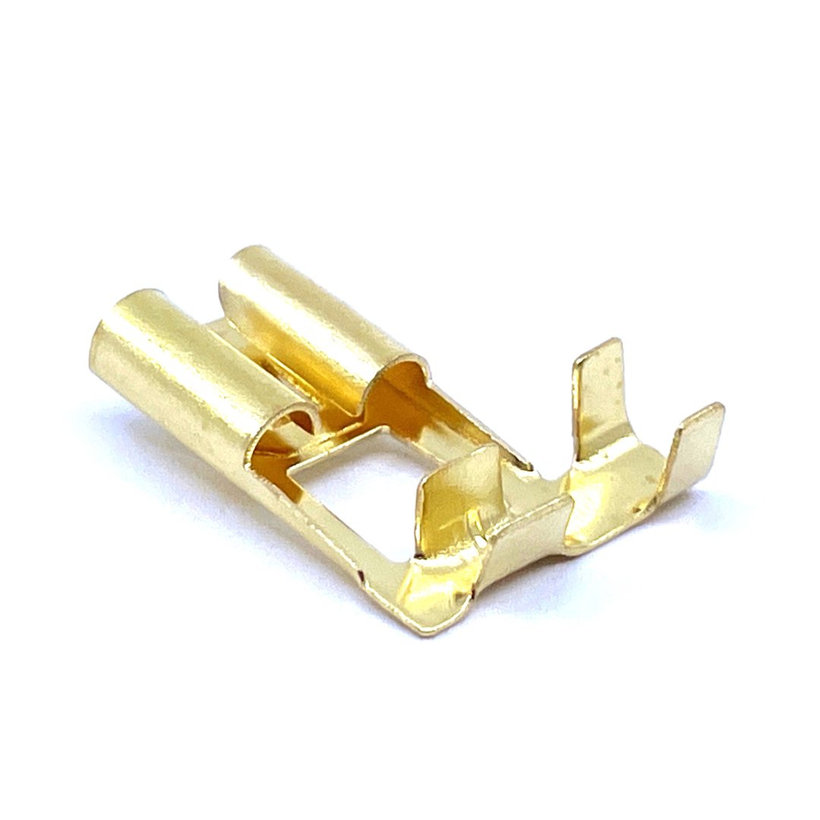 Neizolované lisovací dutinky ploché - boční připojení 2,5mm²