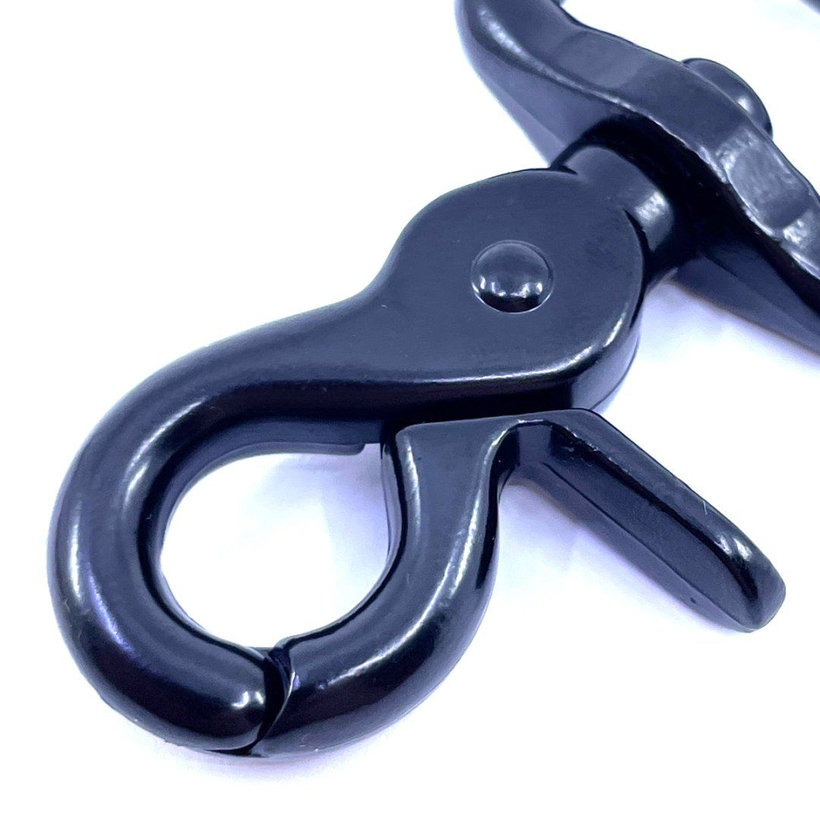 Karabina vypouštěcí černá 64x25mm