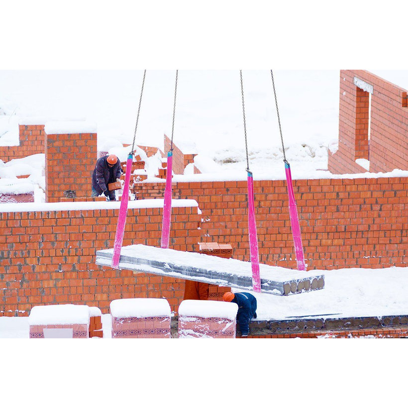 Nekonečná smyčka - zvedací pás Červený 5T/10-20M