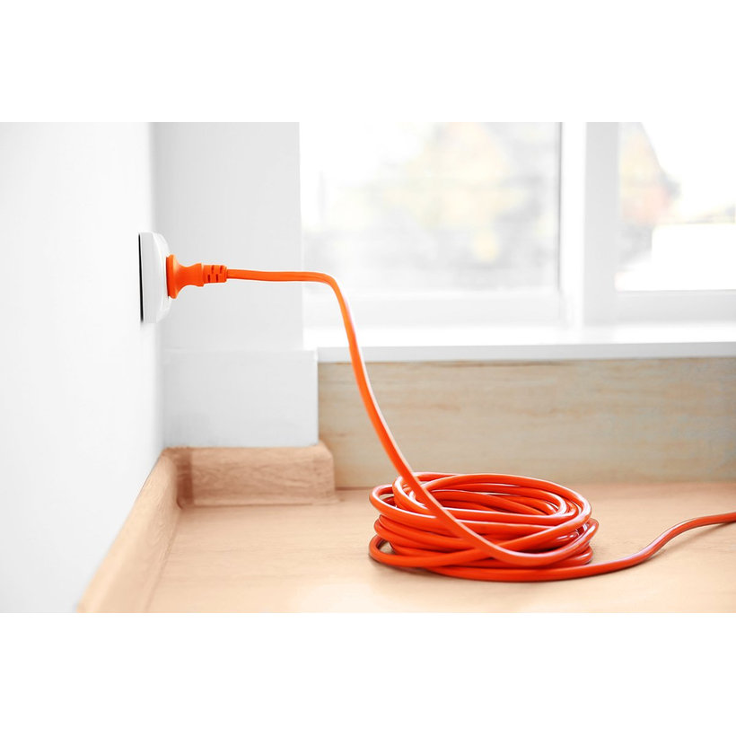 Prodlužovací kabel červený 10m
