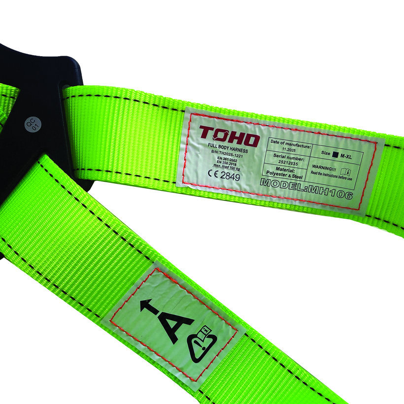 Celotělový postroj MH106 – tříbodový, bezpečnostní