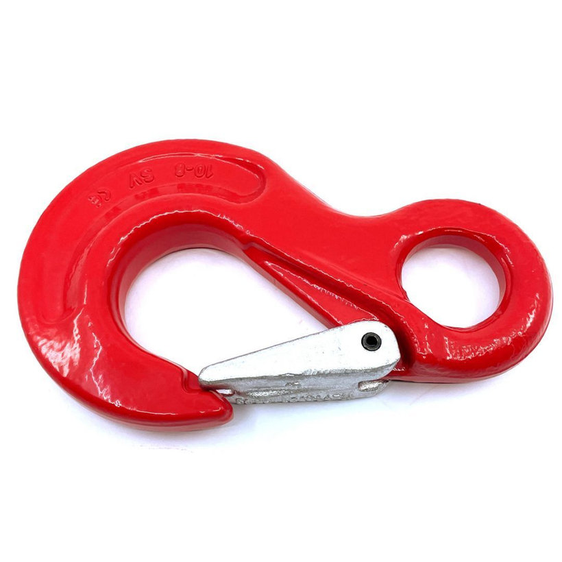 Hák s okem tř 80 červený 10mm