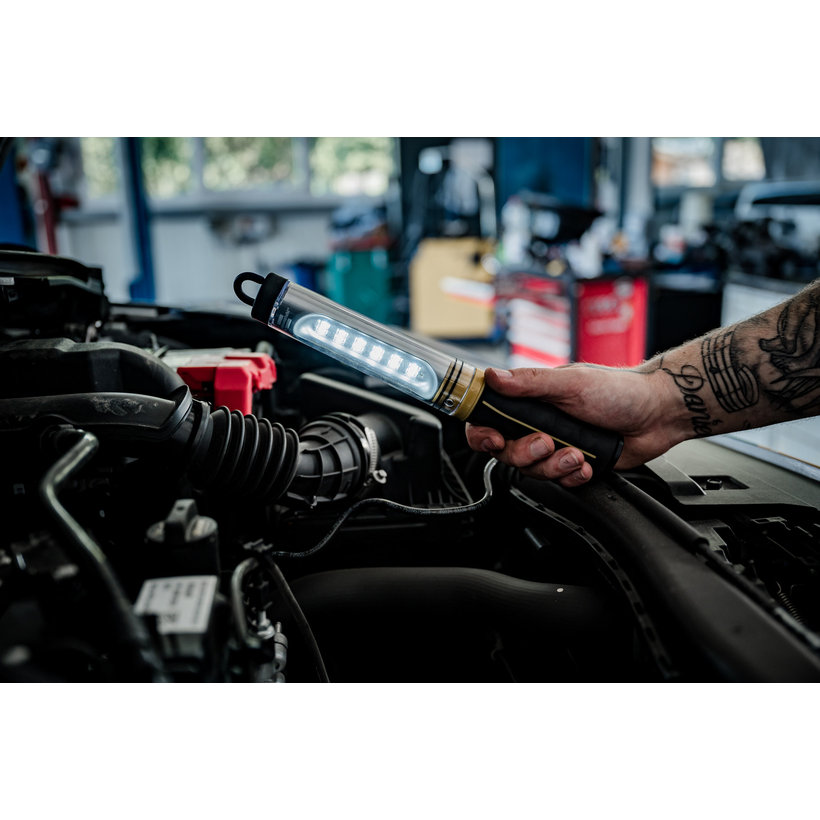 Akumulátorová dílenská LED lampa – LuxPremium WL 500 A (520 lm, IP54)