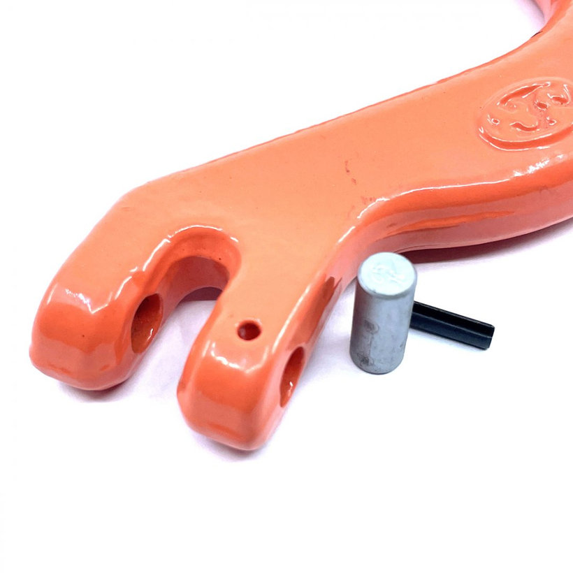 Slévárenský hák s vidlicí tř 100 oranžový 10mm