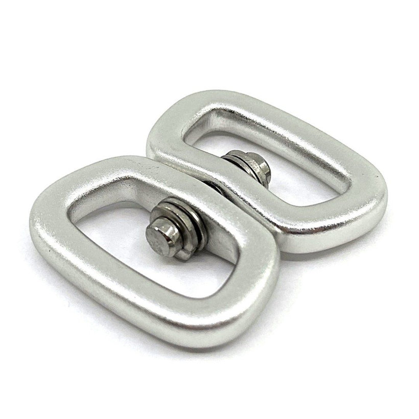 Otočná spojka stříbrná 51x25mm