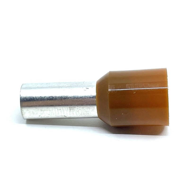 Izolovaná kabelová dutinka hnědá 25mm²