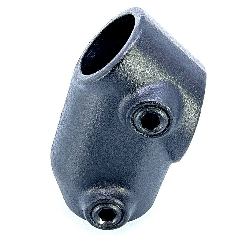 Spojovací článek ve tvaru J 27 mm - černý