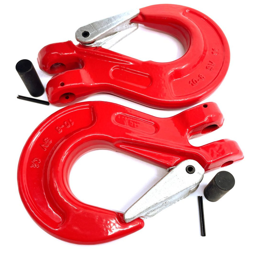 Hák s vidlicí tř 80 červený 16mm