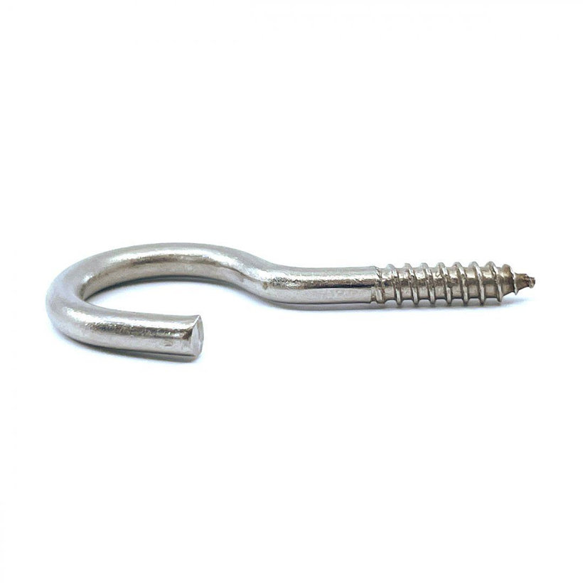 Nerezový hák s vrutem 60 mm