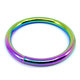 Kroužek svařovaný duhový 4x25mm