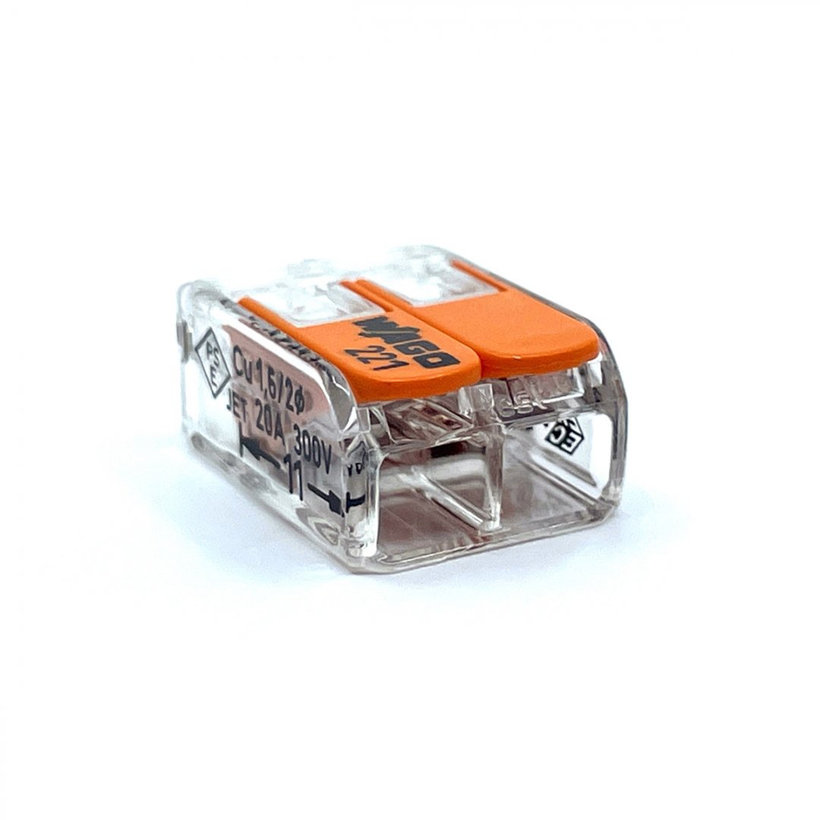 Svorka bezšroubová s páčkou - 2 vodiče