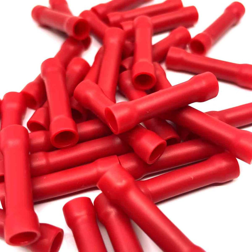 Izolovaná Cu lisovací spojka červená 1,5mm²