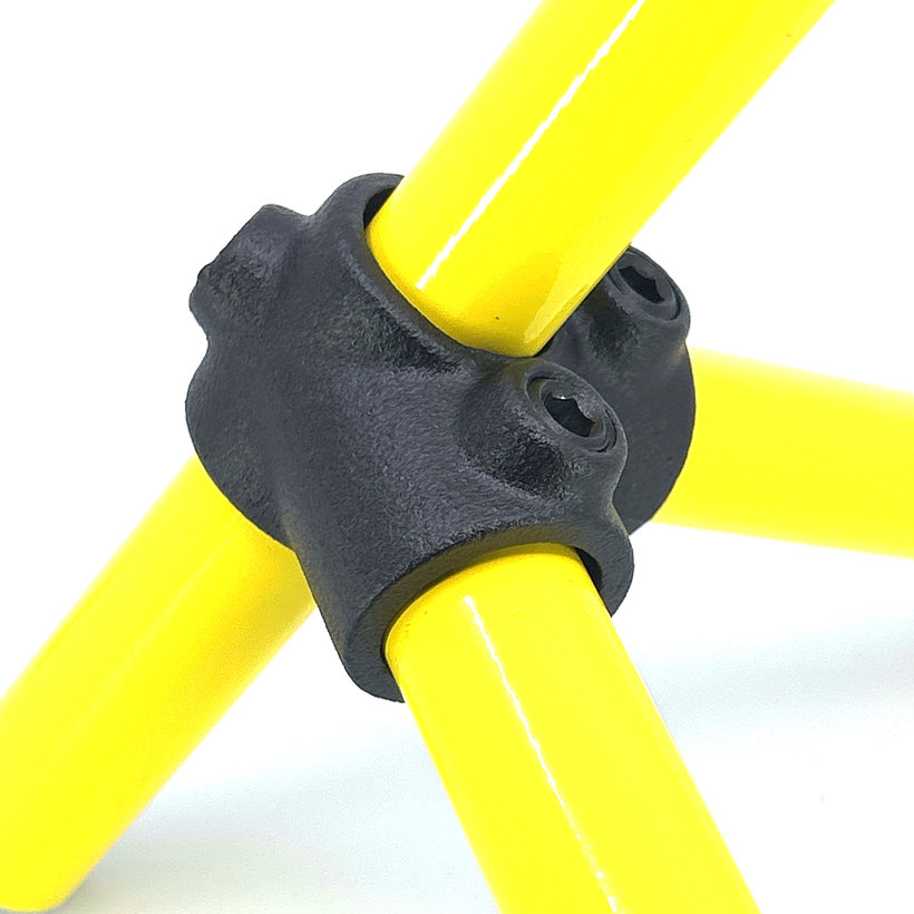 Spojovací článek čtyři větve 27 mm - černý