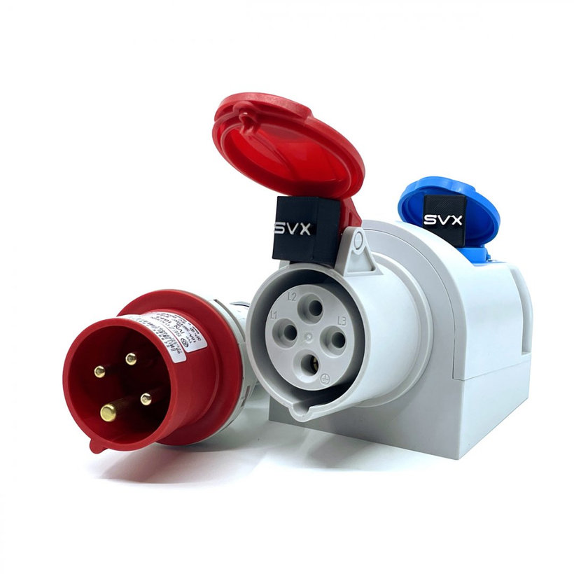 Zásuvka nástěnná IZVZ 1643 16A 4p + 230V