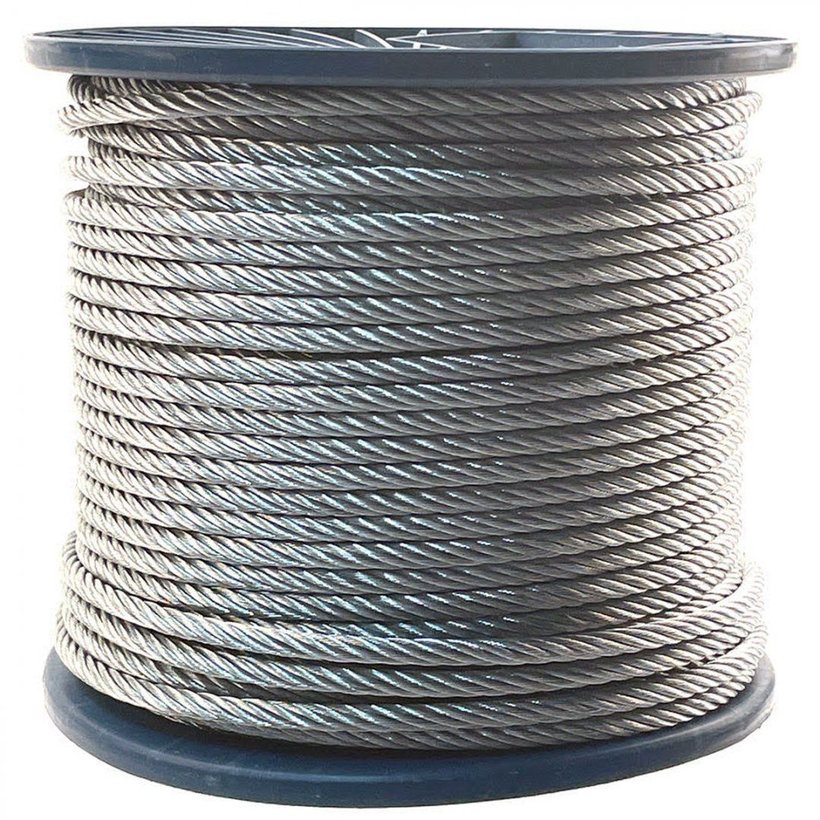 Ocelové lano DIN 3060 6x19+FC 4mm