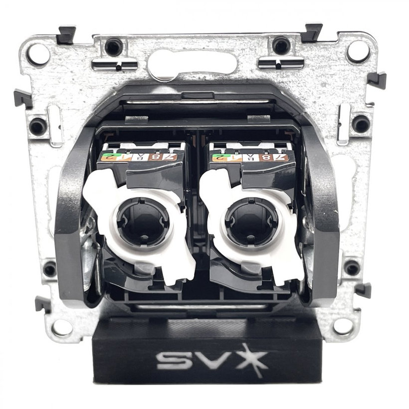 Valena LIFE zásuvka datová 2xRJ45 Cat5e FTP bílá