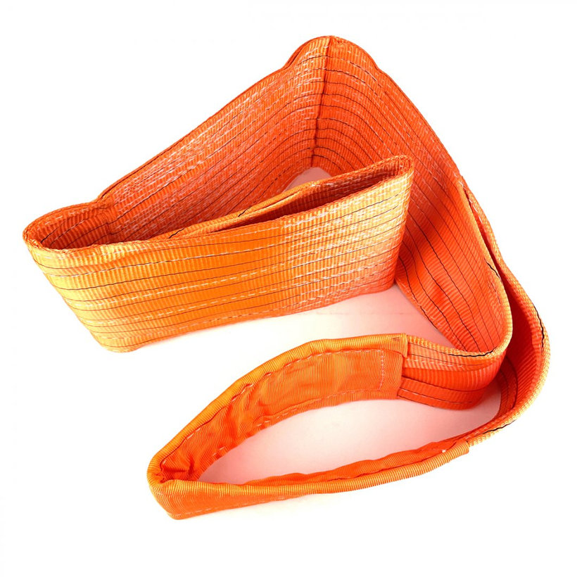 Zvedací pás - oko/oko Oranžový 10T/8M