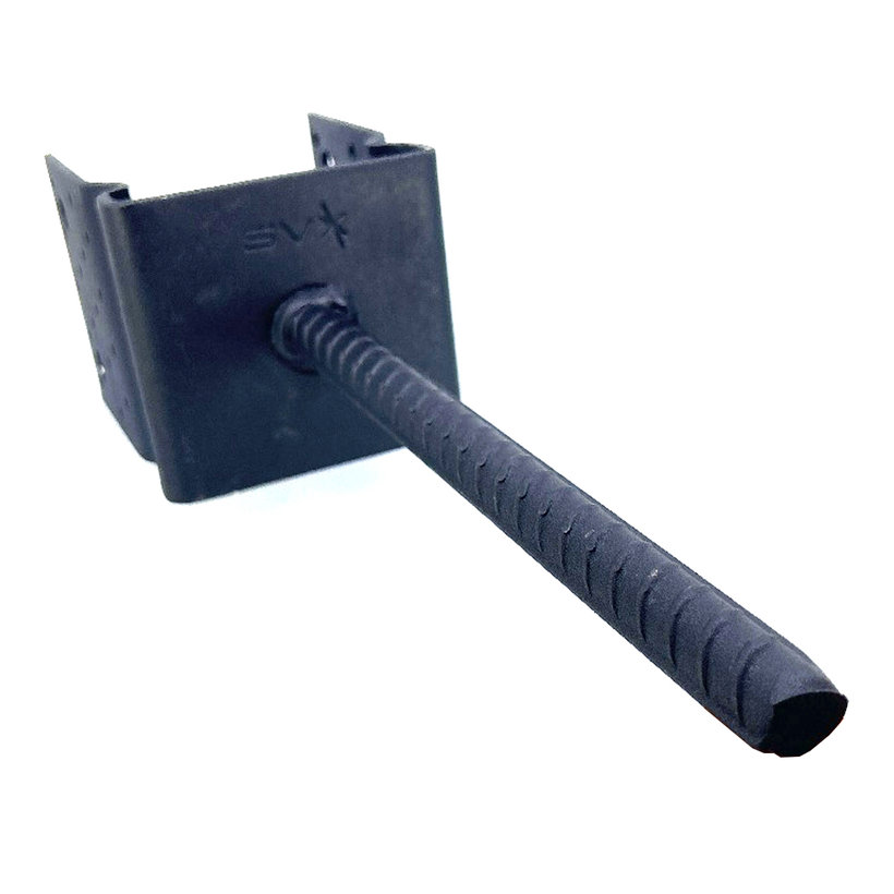 Patka s prolisem široká hlava 141x120mm černá