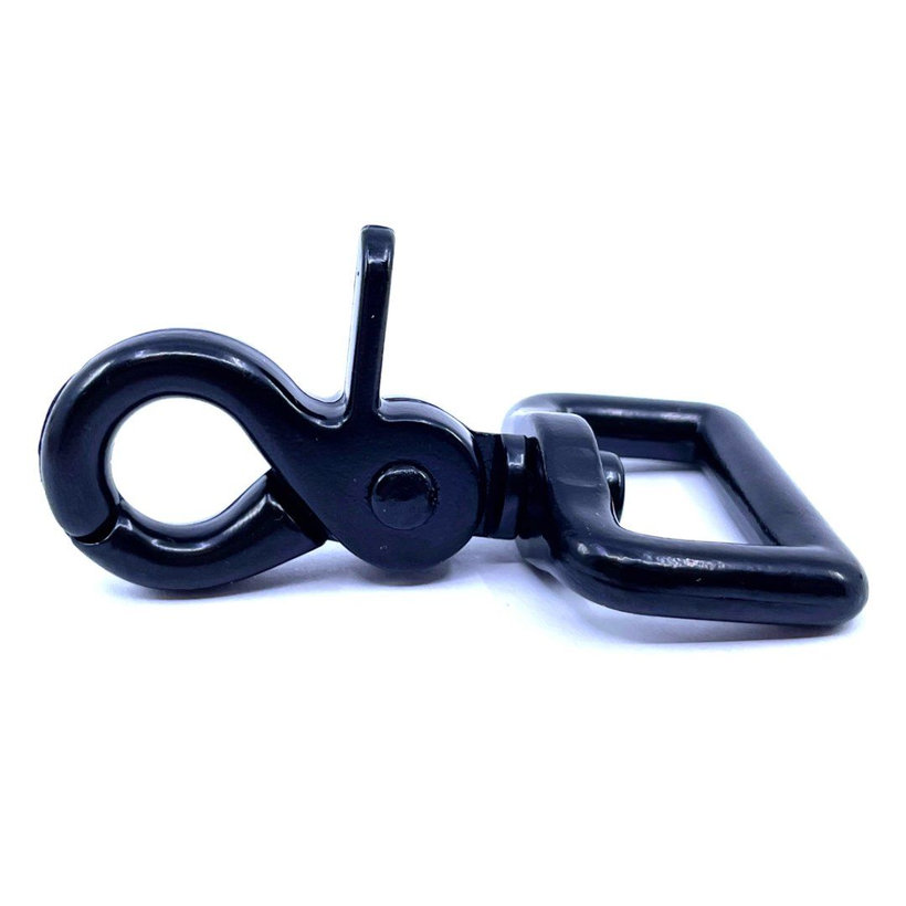 Karabina vypouštěcí černá 64x25mm