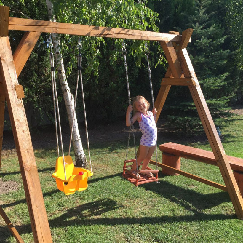 Hák houpačkový dvojitý se závitem zn M10x150mm