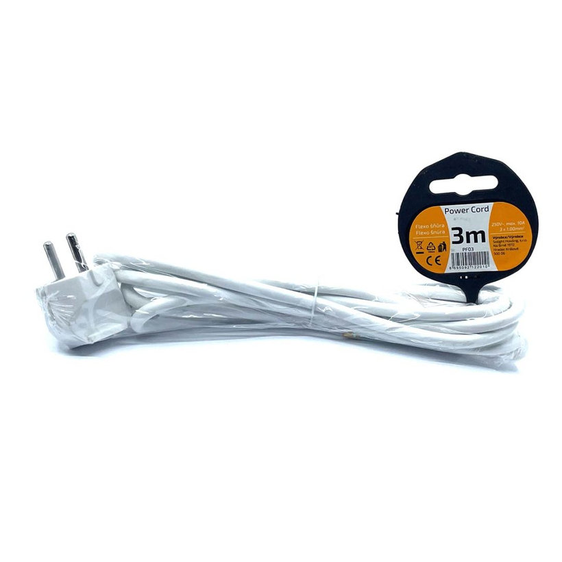 Flexo šňůra 3m 3x1 bílá