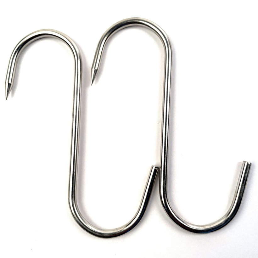 Nerezový hák řeznický A2 80 mm