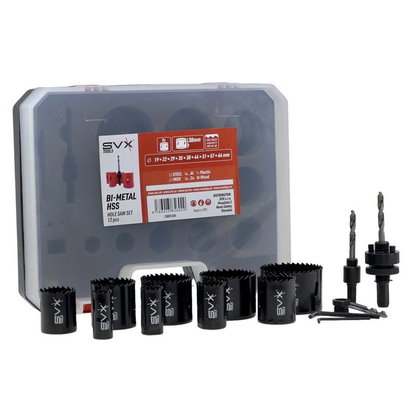 Bimetalové korunky 12dílná sada