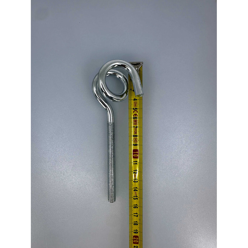Hák houpačkový dvojitý se závitem zn M10x150mm