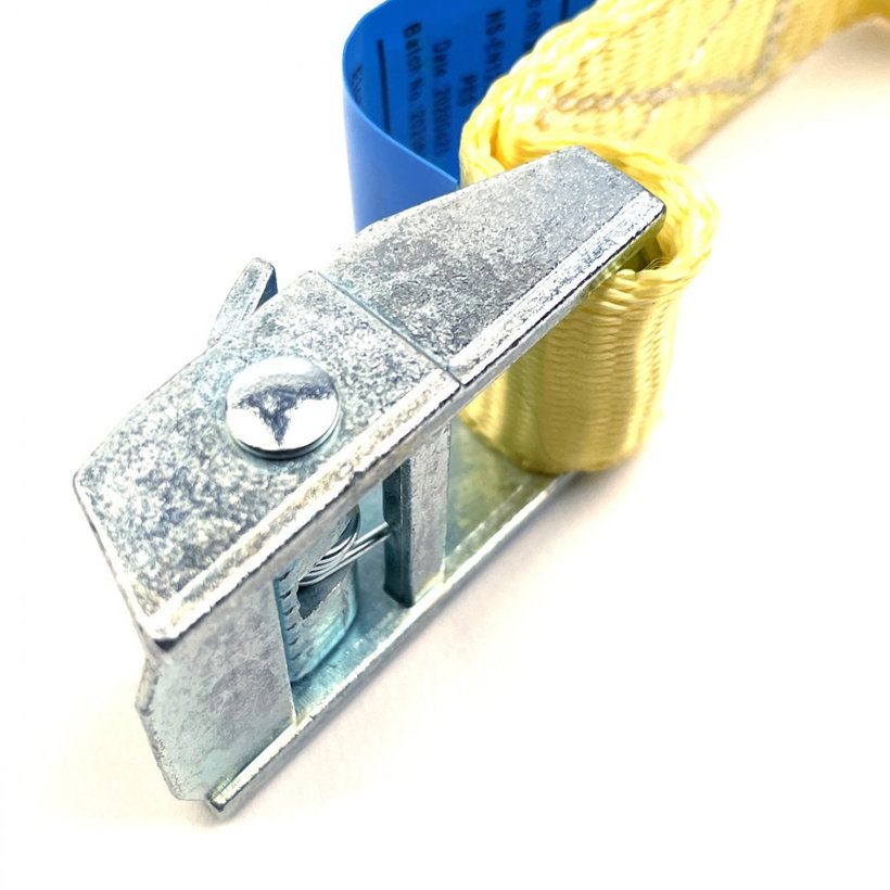 Jednodílný rychloupínací pás se sponou a volným koncem žlutý 8M